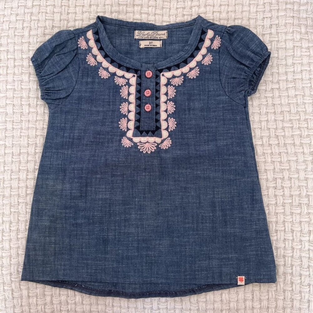 Lucky Brand Chambray Top